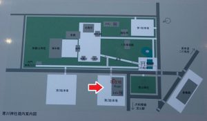 寒川神社　第2駐車場　仮設トイレ