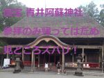 青井阿蘇神社(国宝）参拝で帰ったてはだめ、見どころズバリ紹介！