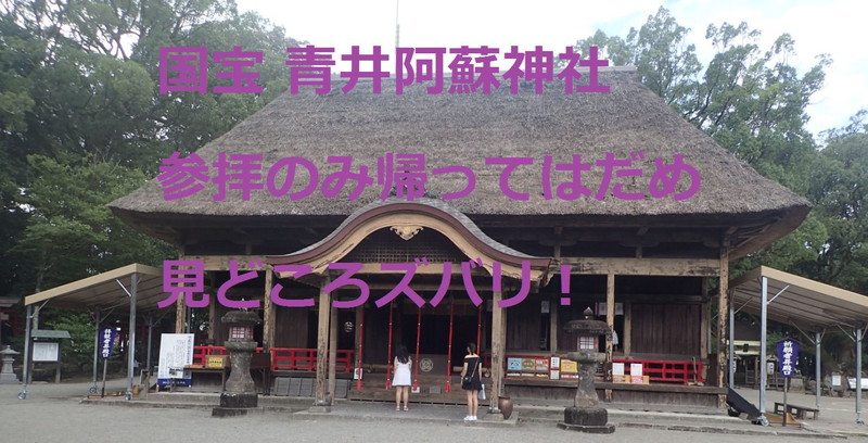 青井阿蘇神社(国宝）参拝で帰ったてはだめ、見どころズバリ紹介！