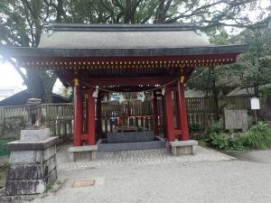 青井阿蘇神社：手水舎
